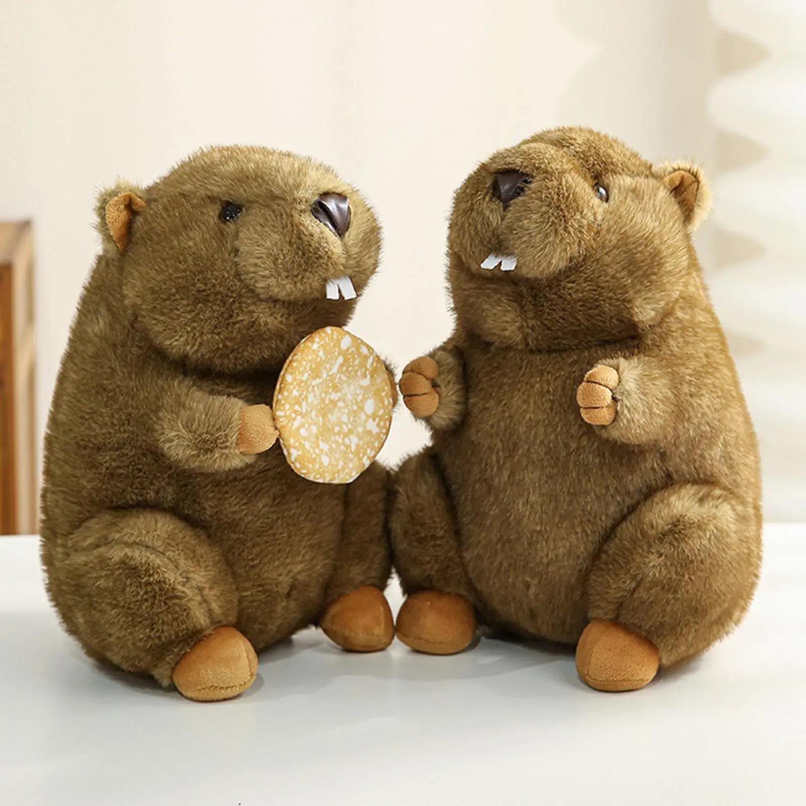 Animales de peluche para niña, bonita figura de muñeca, respetuosa con la piel para niños, niños pequeños, cumpleaños, Navidad, San Valentín