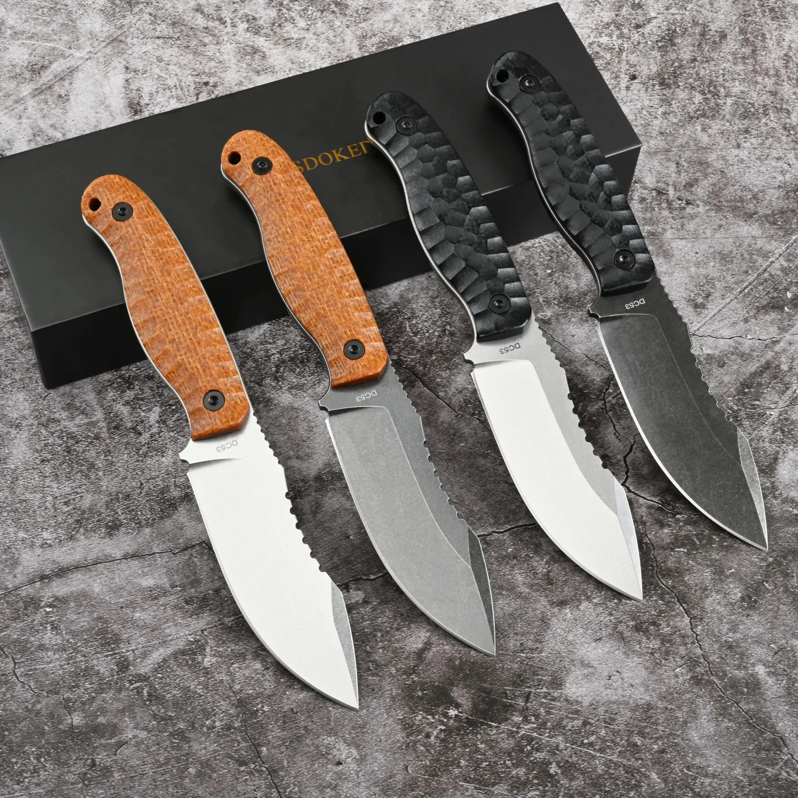 Pisau Utilitas Baja SDOKEDC DC - Bushcraft Knife Fixed ulasan dan harga