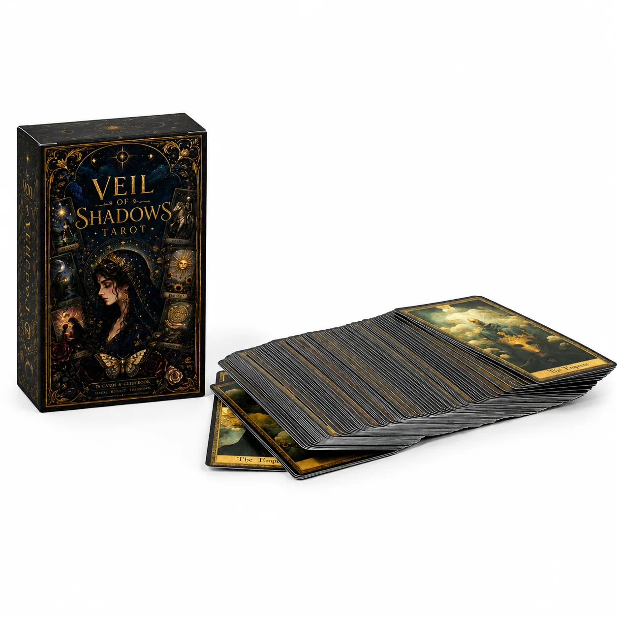 VEIL OF SHADOWS TAROT: baralho - Tarot Cards Deck With Guidebook avaliação e preço
