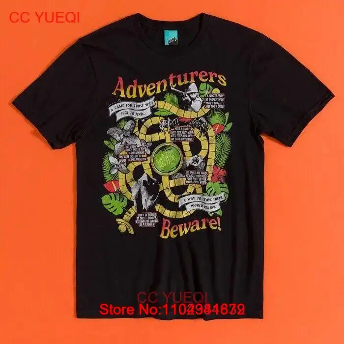 Official Jumanji Inspired Adventurers Beware Black T-Shirt