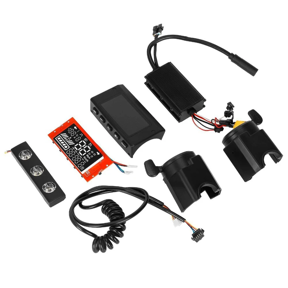 

for Kugoo 8 Inch Electric Scooter LED Handlebar and Controller Display Kit Complete Dashboard with Integrated Lighting