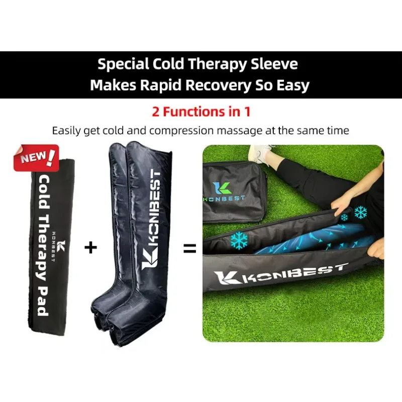 Pressotherapy Wraps Ankles Muscle Therapy System Air Pressure Compression Legs Massager Sports Recovery Boots