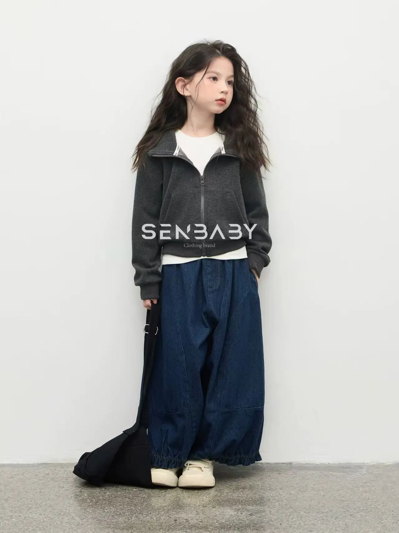 Girls' Personalized Jacket 2026 Autumn New Korean Version Trendy Children's Short Style Little Devil Ear Top Jacket 3