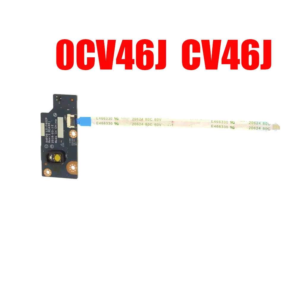 Laptop Button Board With Cable For DELL For Precision 7730 0CV46J CV46J LS-F602P DAP20 NBX0002AF00