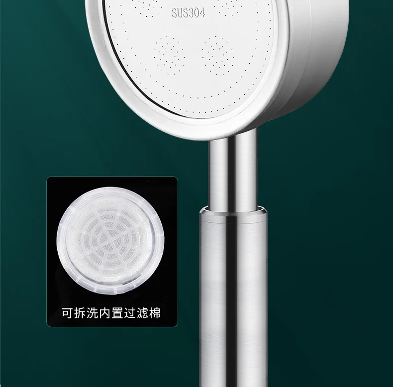 SUS 304 Steel Shower Head Image 5