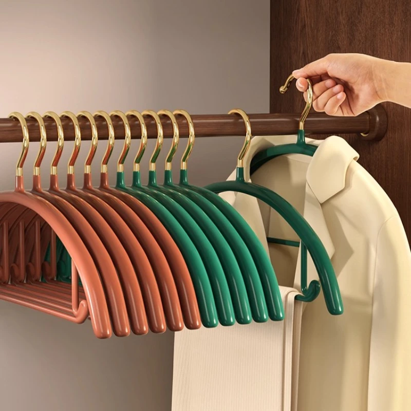 

Colgador de ropa antideslizante Nano sin costuras, almacenamiento sin marcas, soporte grueso para ropa, acero inoxidable