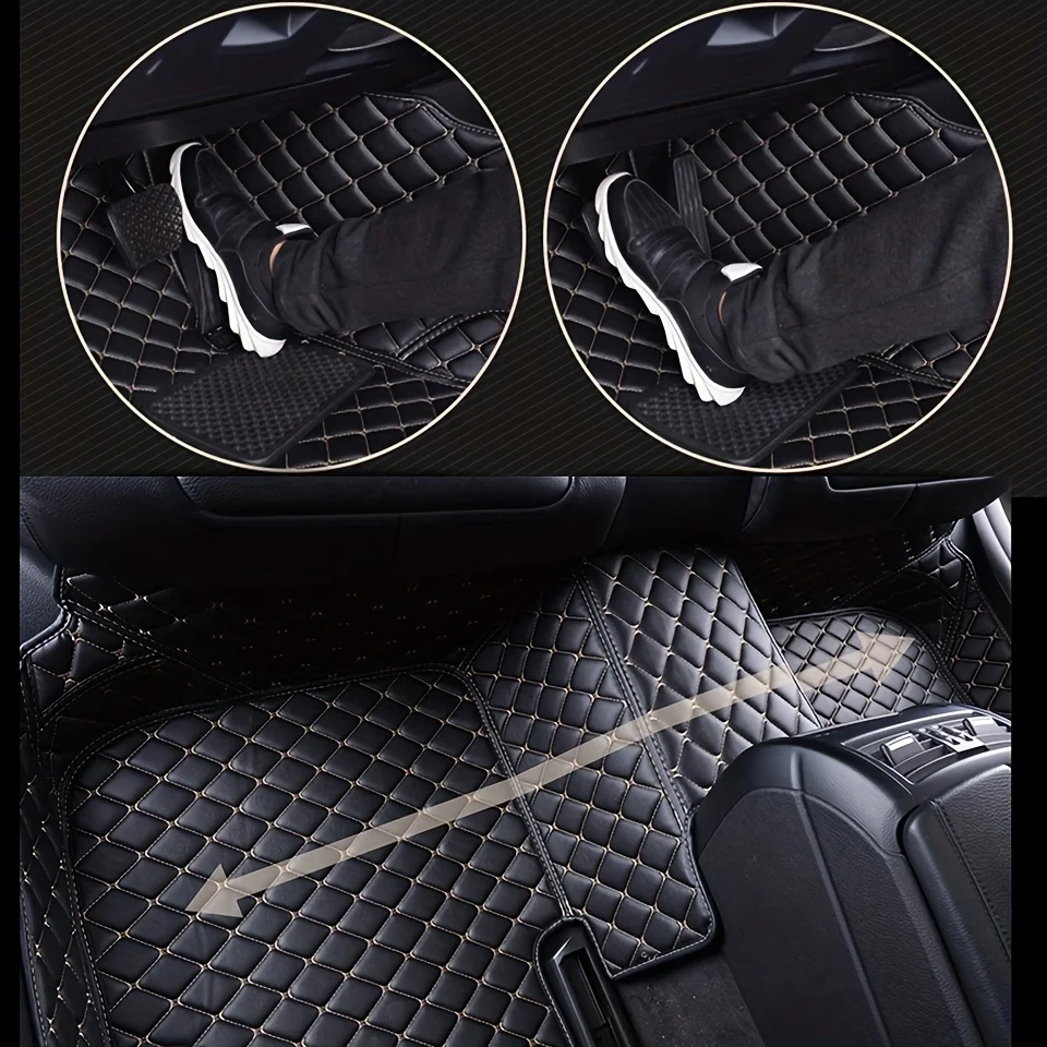

Customized High-quality Mat NonSlip Car Floor Mats Full Set For Audi Q3 2012~2017 Interior Accessories Faux Leather Carpets Rugs