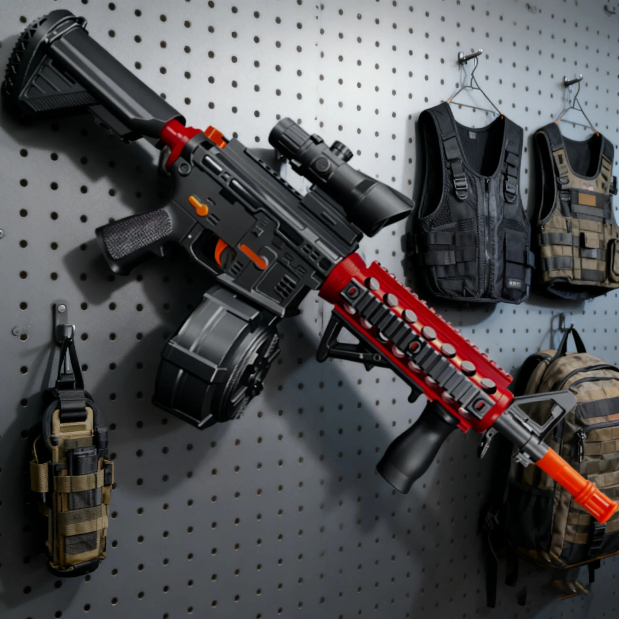 Bloques de Gel de fuego rápido completamente automático, pistola de bolas de Gel eléctrica de 7,4 V, juguetes de 20M + juguetes de batalla al aire libre de largo alcance para adolescentes y adultos, regalos