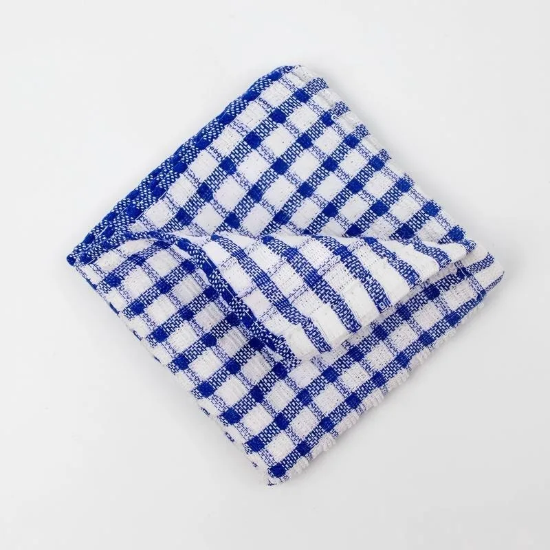 1/3/5 pcs Multi Colored Woven Checkered Tea Towel Cloth Kitchen Cleaning Dishwashing Towel Bathroom Cleaning Cloth