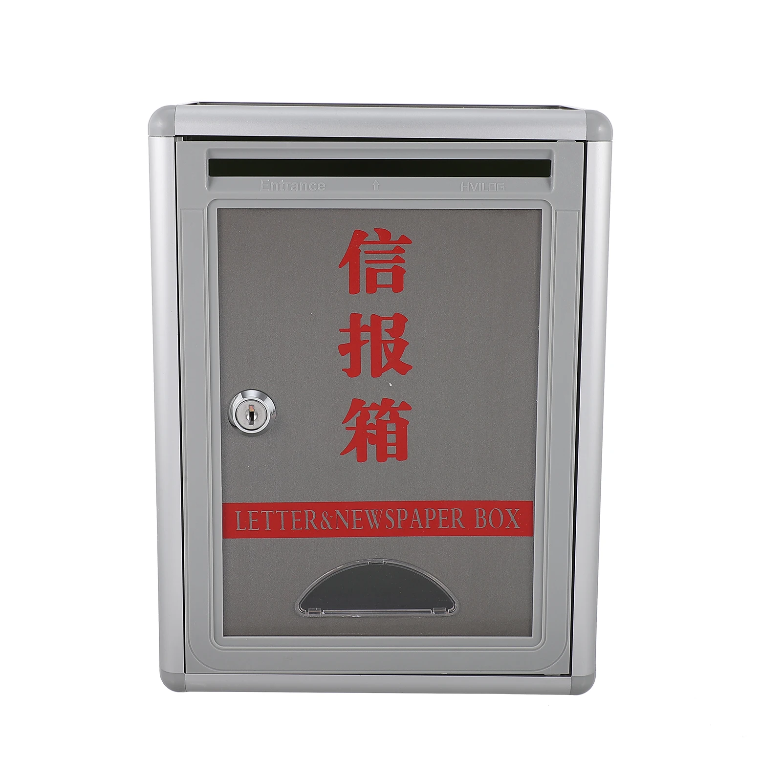 

Aluminum Letter Box Wall mounted White Large Capacity Durable Home Office Newspaper Mail Magazine Storage Outdoor Garden