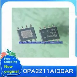 10pcs OPA2211AIDDAR OPA2211AIDDA OPA2211 211 SOP8 New original In stock