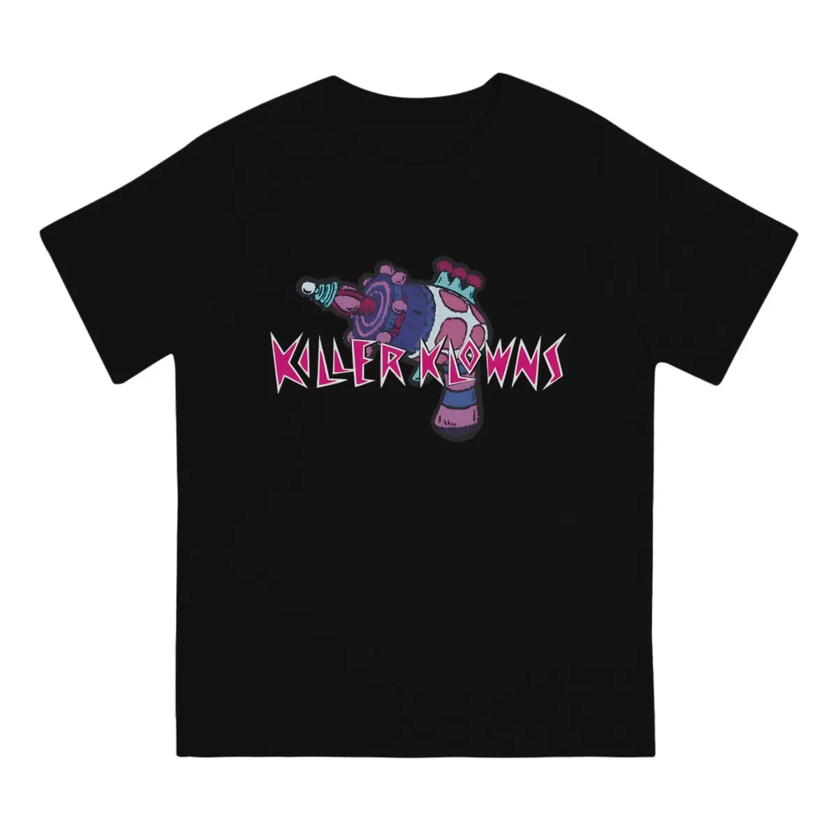 PISTOLA O Neck TShirt Killer Klowns from Outer Space Classic Polyester T Shirt Man's