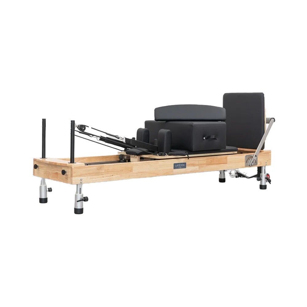 

Custom logo Wood Pilates Reformer Durable Portable Eco-Friendly for Pilates Equipment Enthusiasts