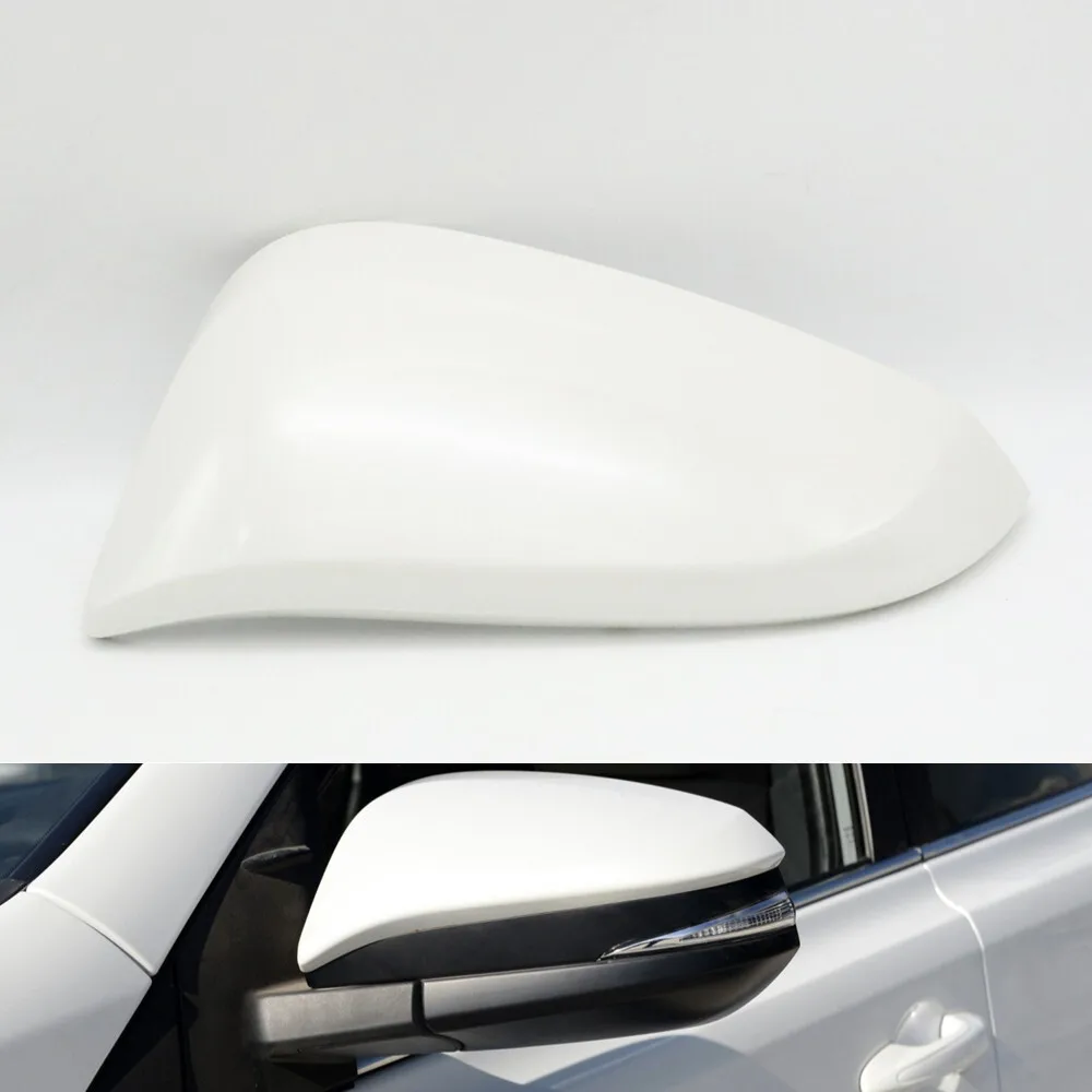 

(Driver's side) Left Exterior Rearview Wing Door Mirror Cover Cap For Toyota RAV4 2013-2019 4Runner Pearl white