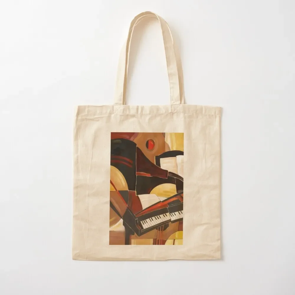 

Piano painting Tote Bag university shopper bag Gift bag canvas tote bags