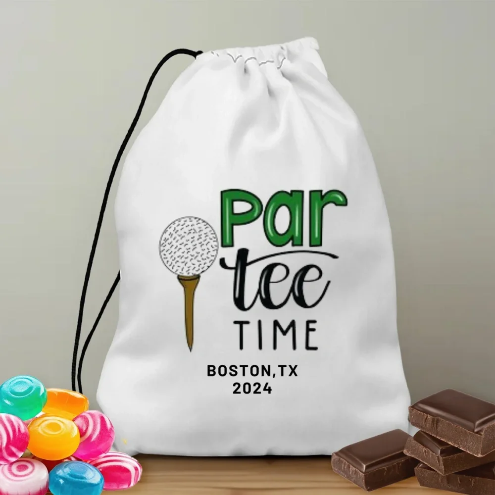 25pcs Personalized Golf Lets Partee Bags,Golf Bachelorette Bag,Golf Favor Bags,"Let's Par Tee" Golf Theme Favor Bags-Party Bags