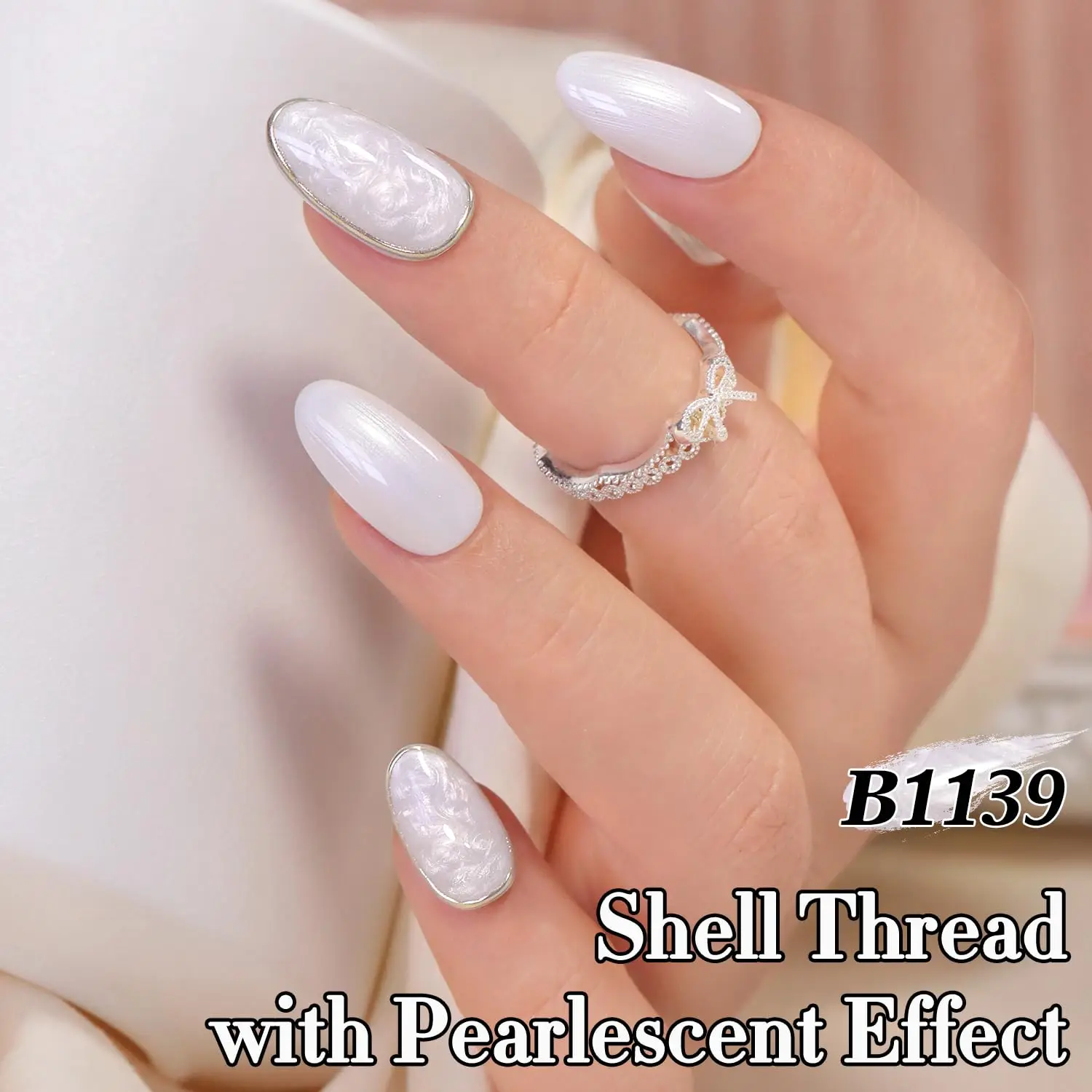 Perlweiß 15ML Gel-Nagellack, Reine Farbe, Gleiche Flasche, Soak-Off Gel-Lack für Nagelkunst, Maniküre-Salon, DIY zu Hause für Frauen – Detail 5