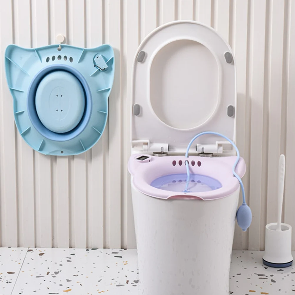 

Складное сиденье для унитаза, дисплей температуры для ванны, эргономичный, удобный дизайн, уход за послеродовым узором для женщин, специальный для беременных