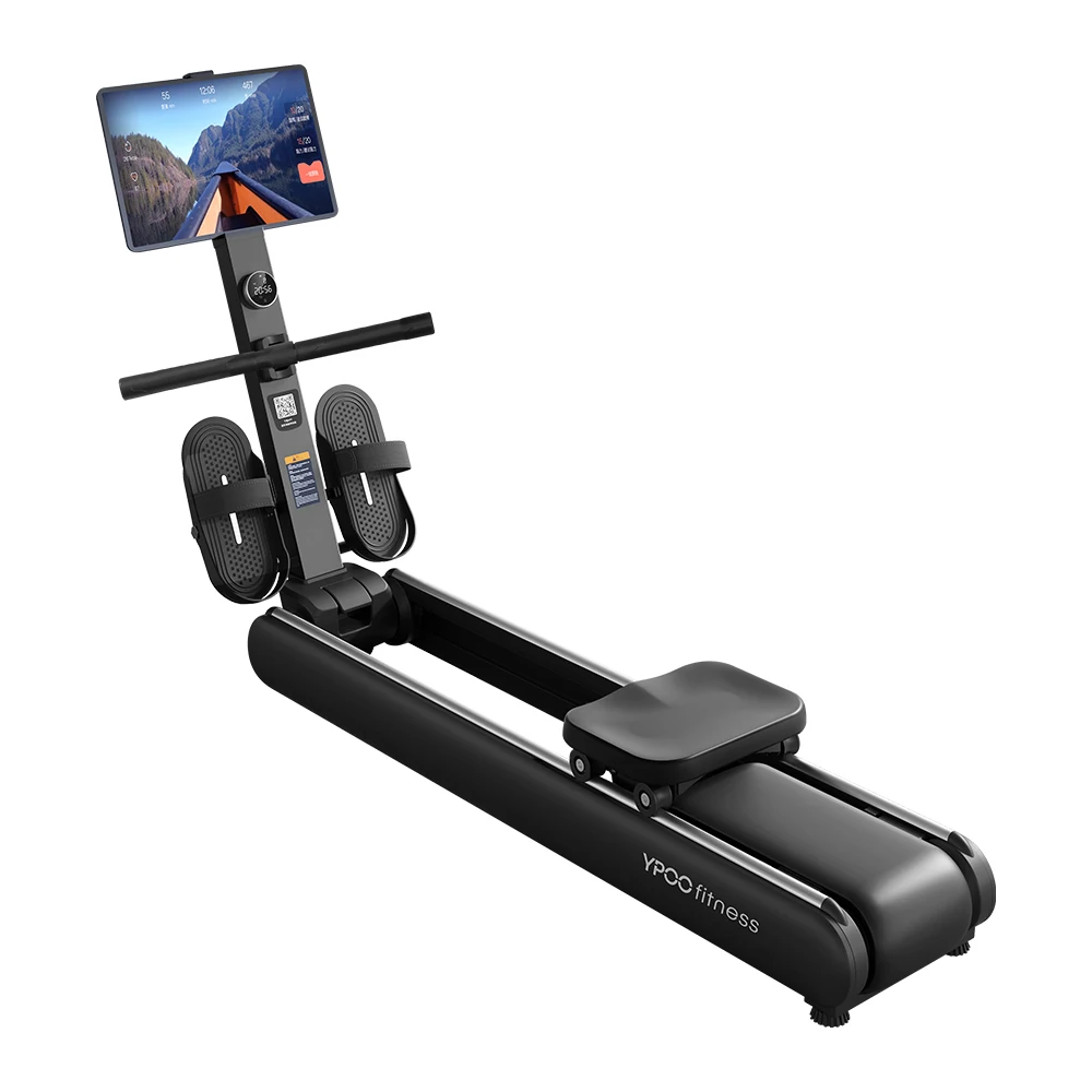 new  Fitness Gym Fitness Air Rower High Quality home  smart portable rower  magnetic foldable Rowing Machine  with app