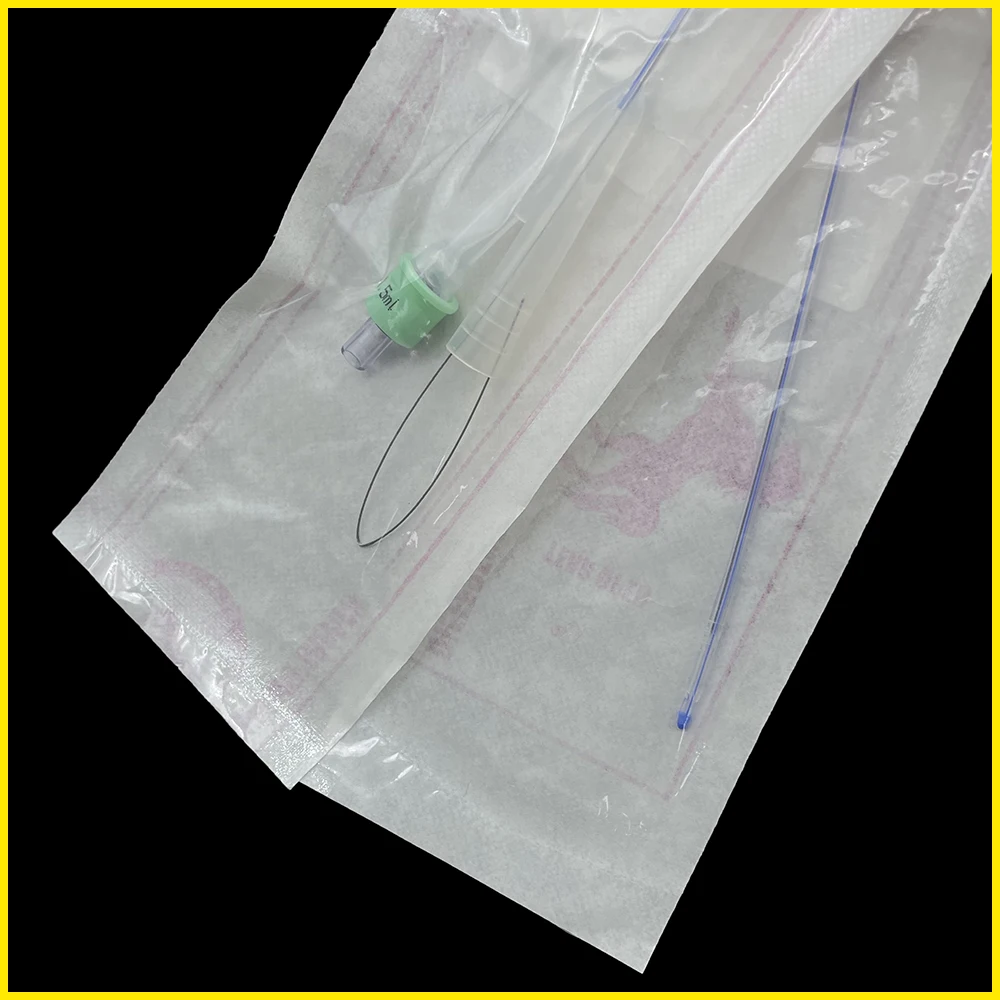 Pet Cat Urethrostomy Catheter Urinary Retention Stone Dredging Double Lumen Silicone Urethrostomy Hospital Clinic Supplies