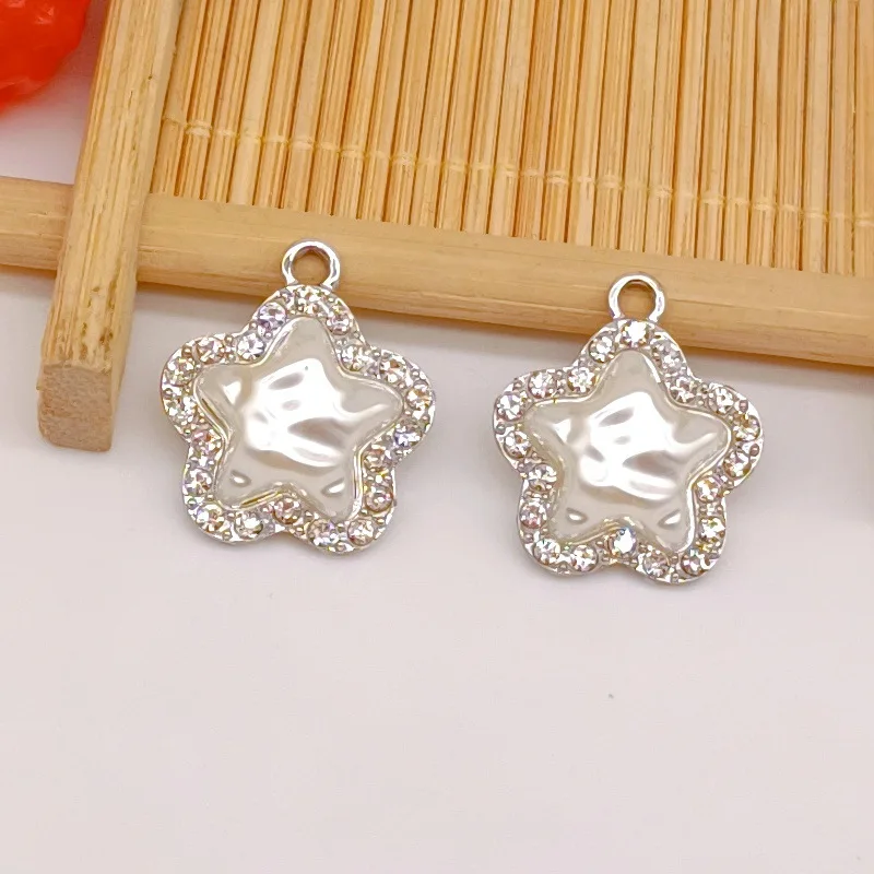 20pcs/lot  star Charm with Pendants Clothing Accessories alloy fittings  DIY accessories