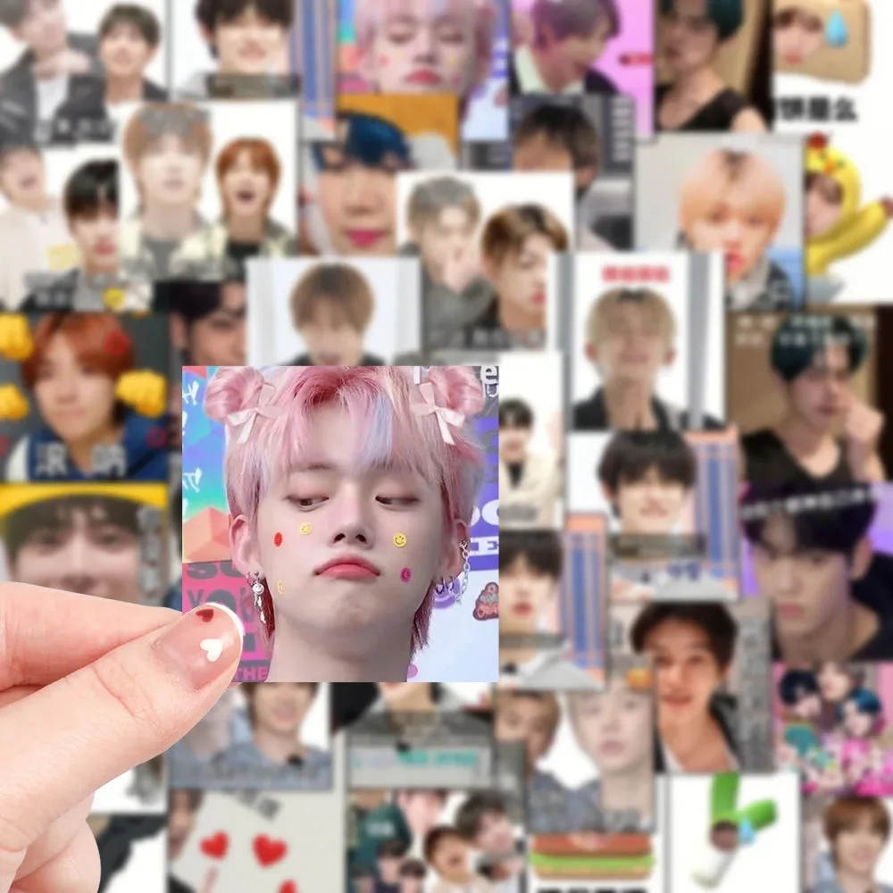 54PC/SET Korean HD Poster Stickers SOOBIN YEONJUN BEOMGYU TAEHYUN HUENINGKAI Photos Hand Account Materials Phone Cup DIY Sticker