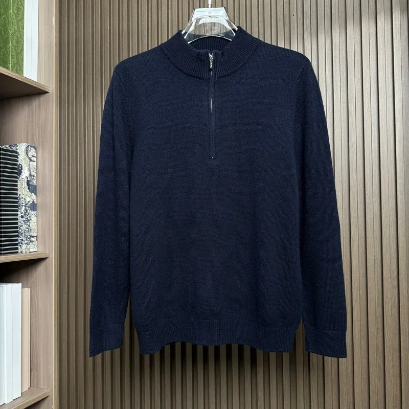 

Fall/Winter Italian high-end luxury designer men's casual multi-purpose warm sweater