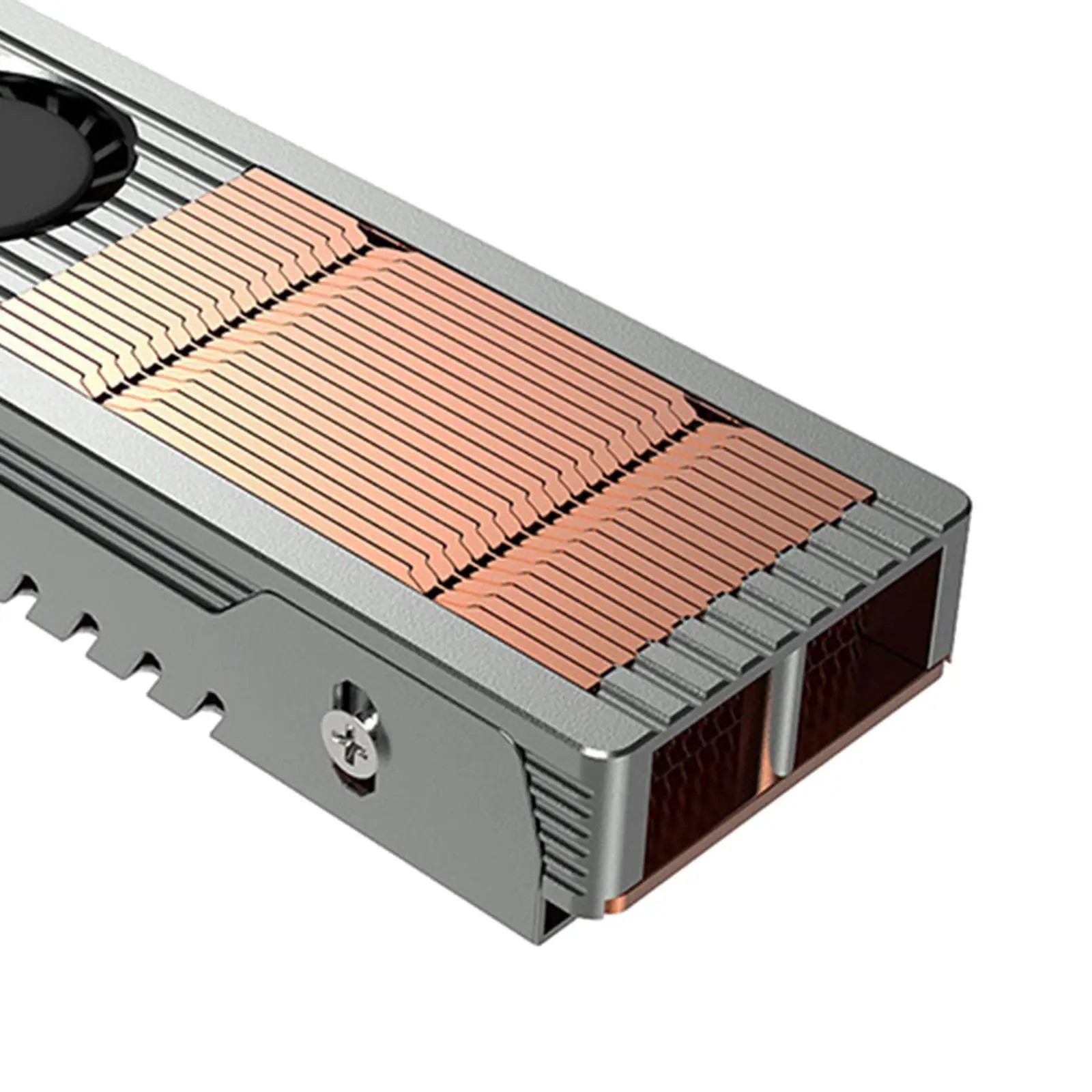 M.2-8 SSD Heatsink Quick Cooling Stable Performance Double Sided Heat Conduction