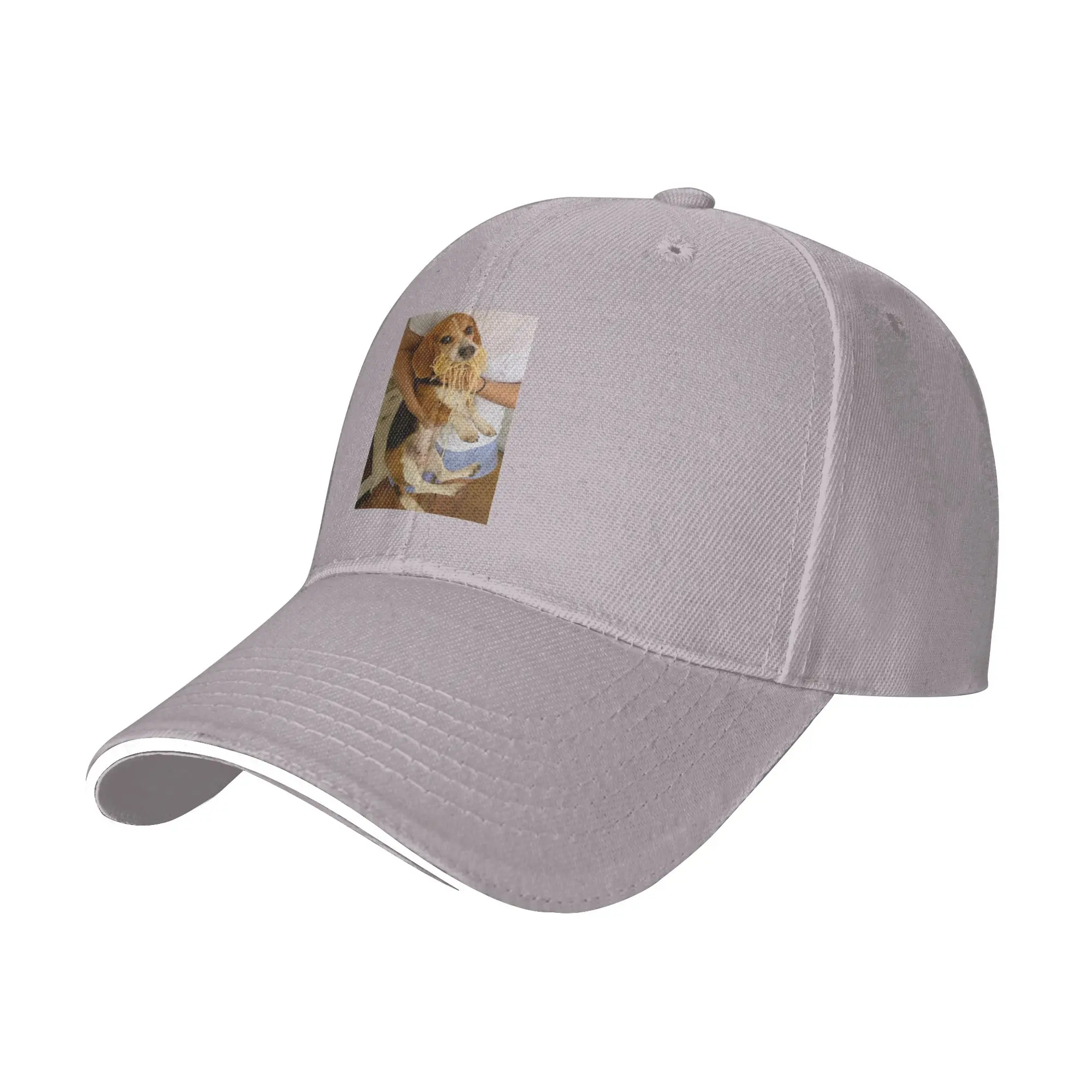Funny Beagle Dog Design Cap Casual Baseball Caps Adjustable Hat Hip Hop Summer Unisex Baseball Hats Customizable