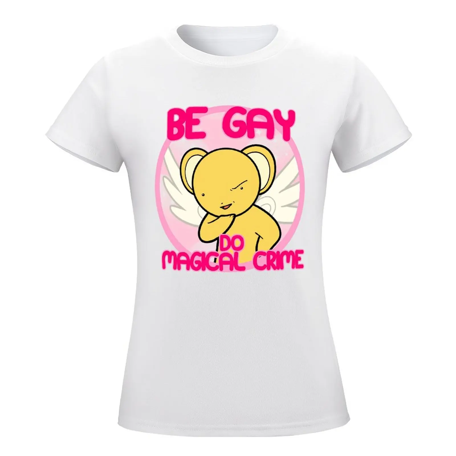 Kero Says Be Gay Do Magical Crime Crewneck T-shirt Movement Tshirt Top Quality Funny Novelty Home