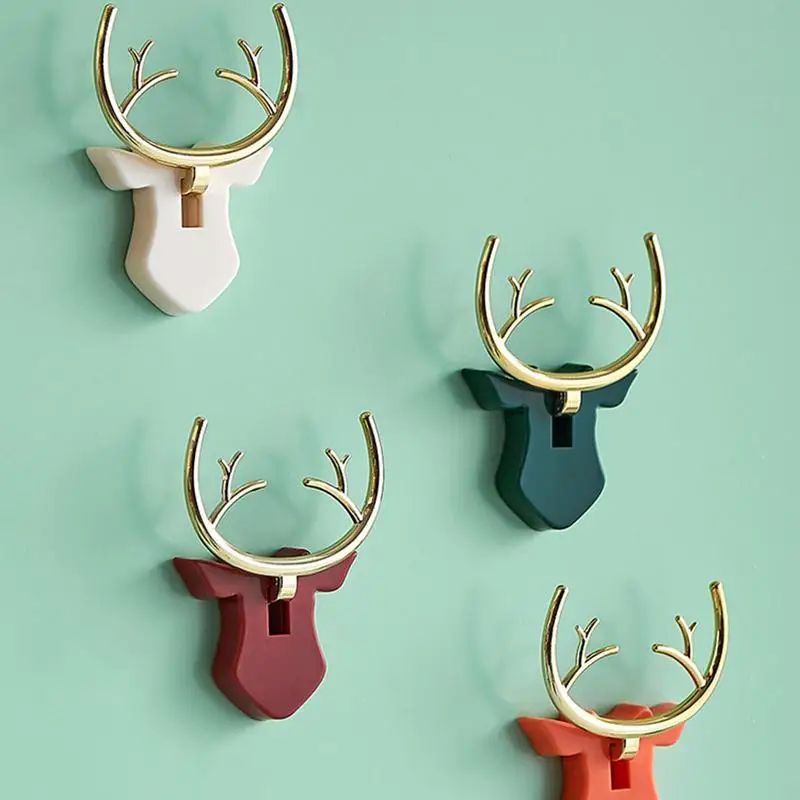 Ganchos de pared impermeables a prueba de aceite para decoración de toallas en espacios de estar, lindos ganchos de utilidad para toallas y abrigos