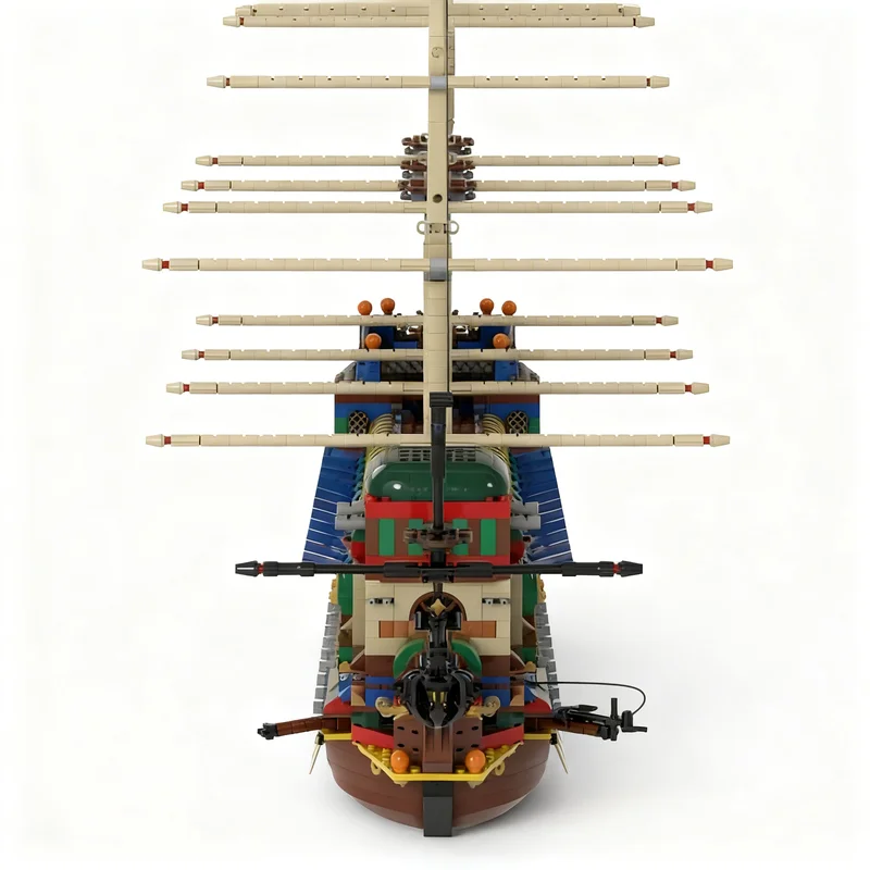 3579pcs MOC The Perseverance Pirates Model Building Blocks Architecture Toys Christmas Gifts Education Kids Assemble Brick Toy