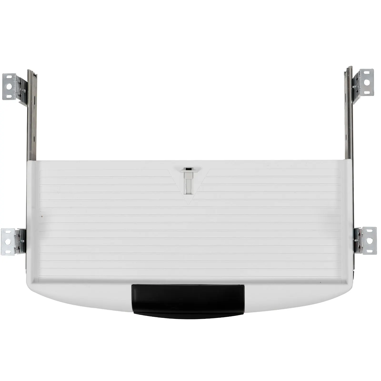 Under Desk Keyboard Tray Slide Out Heavy Duty Sturdy Plastic Pull Out Keyboard Drawer for Office Home Computer Desk Comfortable