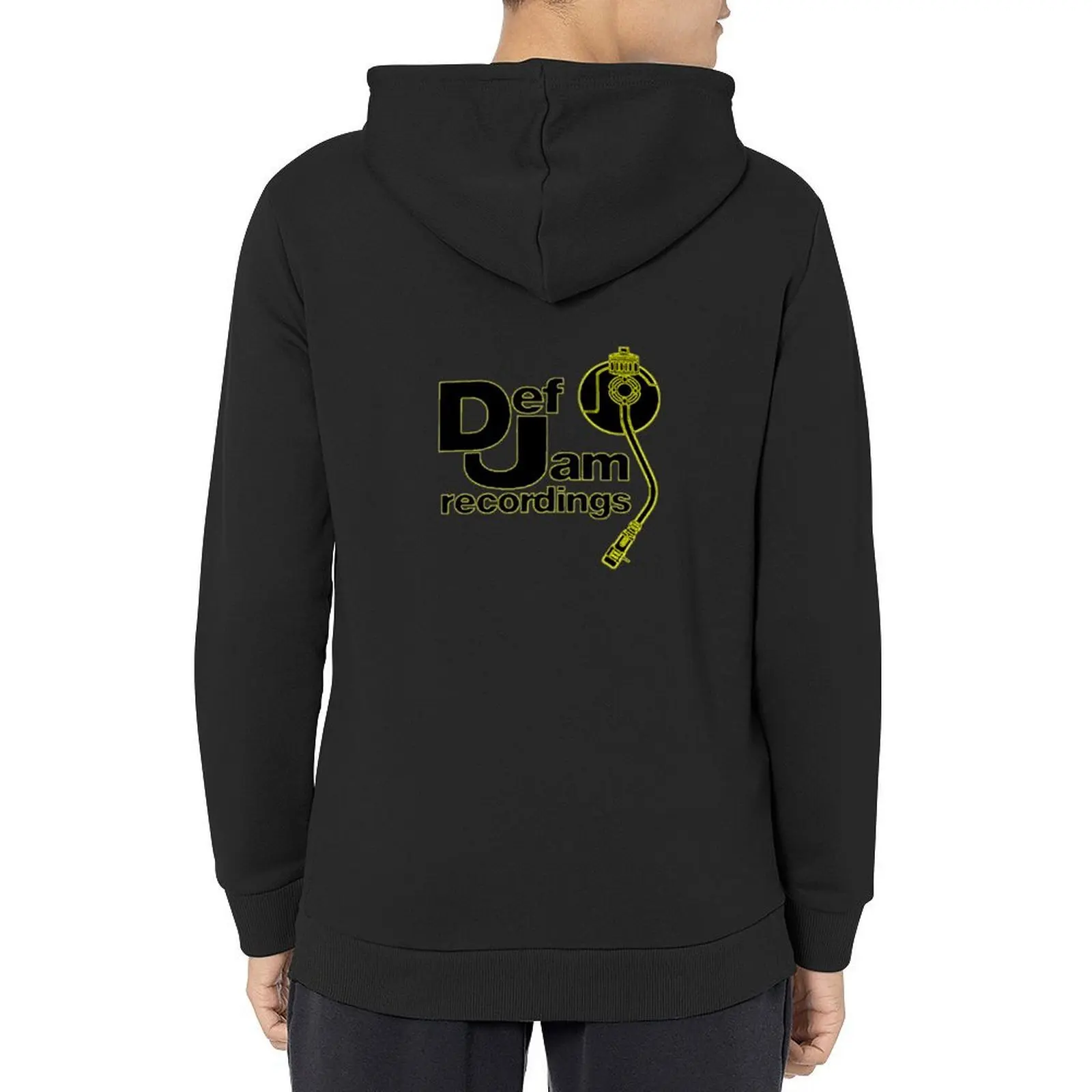 

Def Jam Yellow Glow. Hoodie autumn men's clothing mens designer clothes mens clothing big size hoodie
