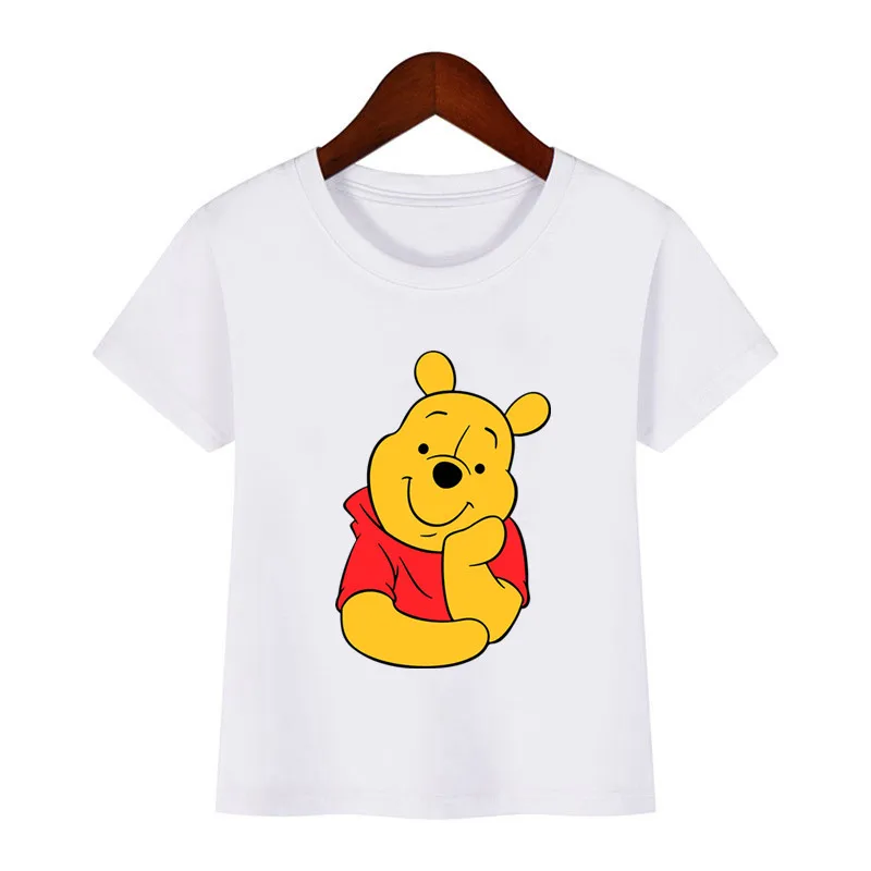 Winnie the Pooh Bear Cartoon Patches for Clothes Heat Transfer Thermal Stickers DIY Kids T shirt Iron on for Women Appliqued