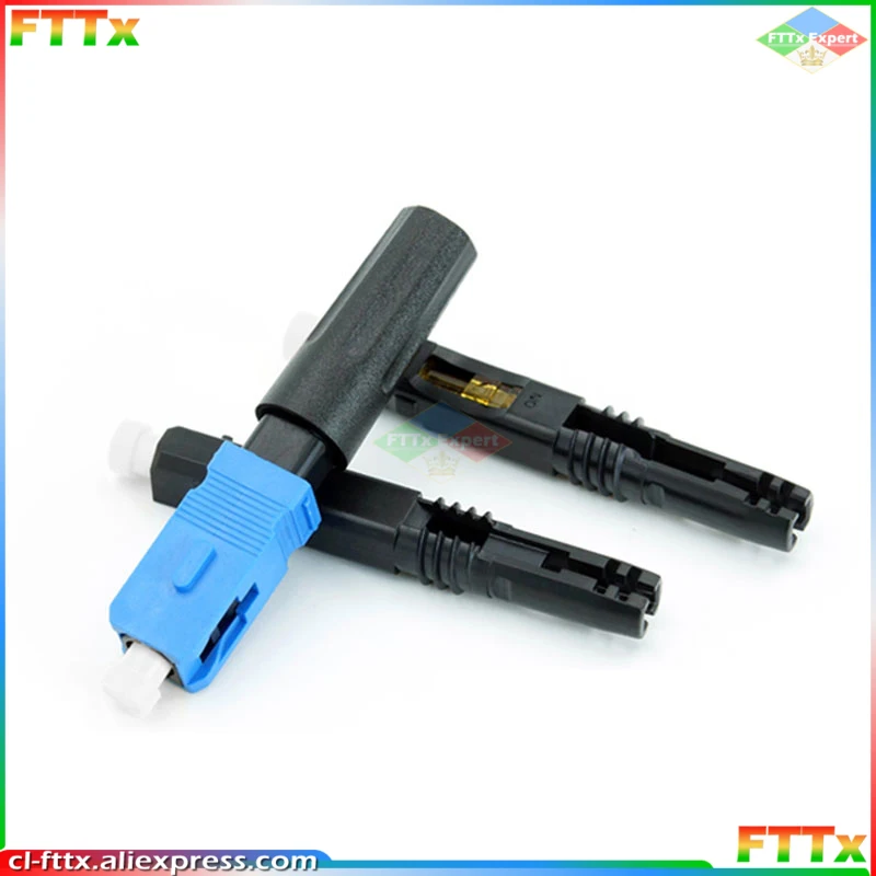 

Free Shipping FTTH SC Optic Fiber Quick Cold UPC Fast Connector Embedded Fiber Optic SC Quick Connector Cold FTTH SC Single Mode
