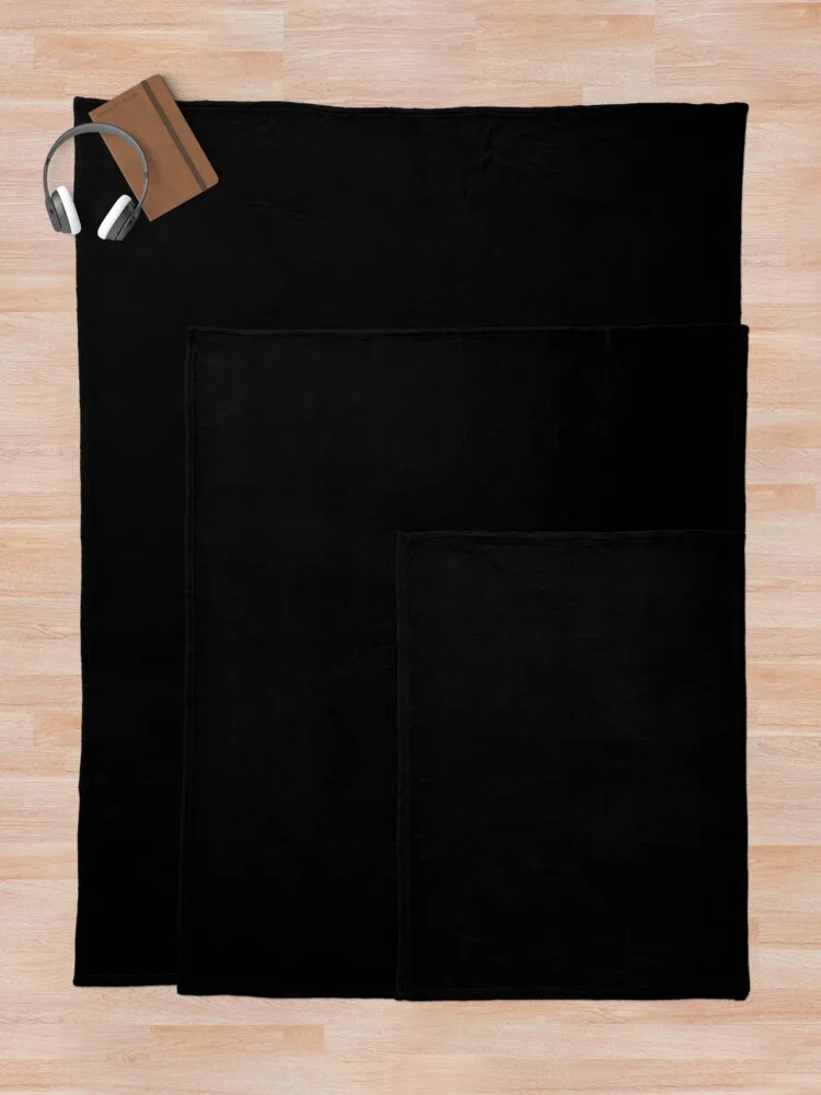 Vanta Black (The Blackest Black) Throw Blanket