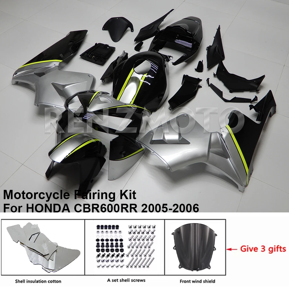 

Для HONDA CBR600RR 2005-2006 обтекатель H0605-107a мотоциклетный комплект обвеса декоративные пластиковые защитные аксессуары в виде ракушек