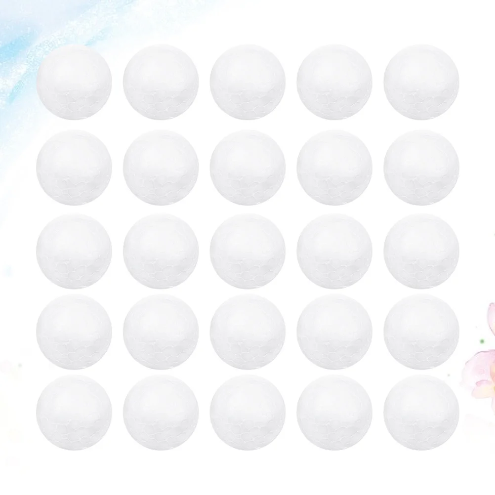 

3 Inch Solid White Foam Balls Christmas Decoration Craft for Holiday Ornaments DIY Decorative Projects Kids Family Crafting