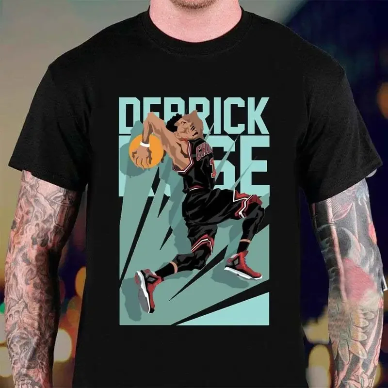 Derrick Rose Men T Shirt Black All Sizes S To 5Xl Jj4301