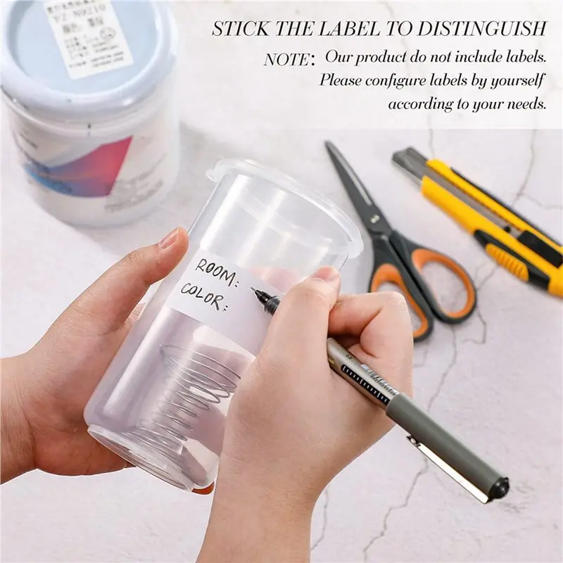 Touch Up Paint Container Touchup Cups Paint Cups With Lids Paint Storage Containers Airtight Paint Container 12Pc