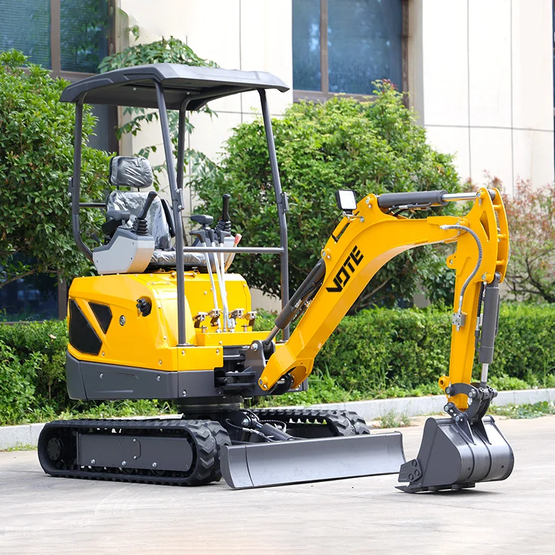 1.8 ton Mini Excavator with Cab 1ton China Manufacturer Diesel Small Digger Attachment Crawler Mini Garden