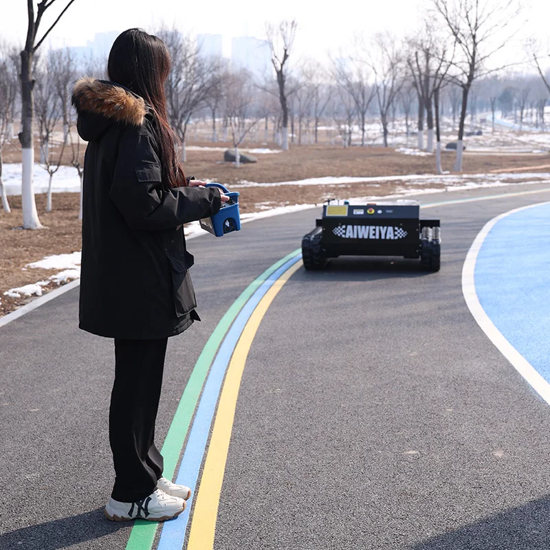 

Customized Wireless Remote-Controlled Lawn Mower with Cordless Self-Propelled Wheel Lawn Mower - High Efficiency