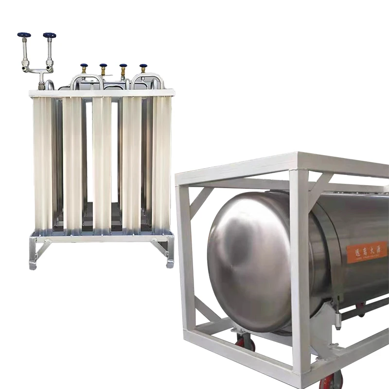 Storage Tank Dewar Cryogenic LNG  Cylinder and High Standard Biological Cryogenic Liquid Argon Ambient Air Vaporizer