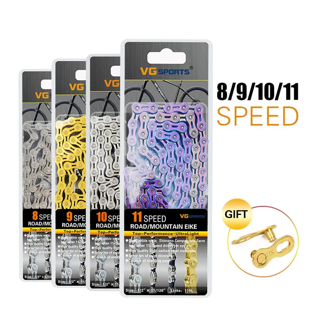 

116 links Half Hollow Chain Road Bike Mountain Bike Cycling Bicycle Accessories Bicycle Chains Bicycle Parts Bike Chains