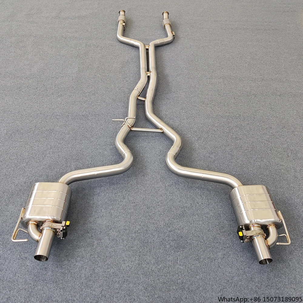 

High Performance Sport Catback Exhaust for C43 W205 3.0T Ss304 With Valve Muffler Remote Control Exhaust