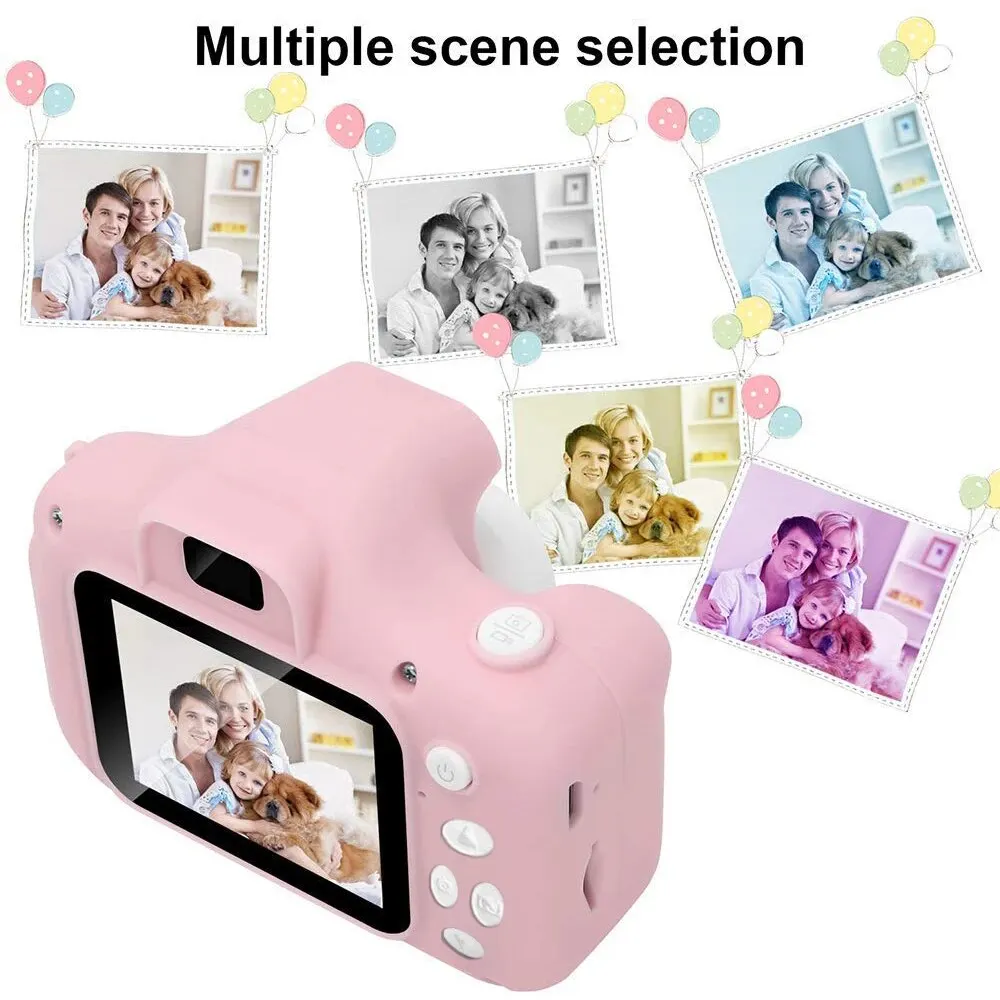 HOMEFISH Mini Children Camera Digital Vintage Camera Educational Toys Kids Photography Video Camera Outdoor Photography Toy Gift