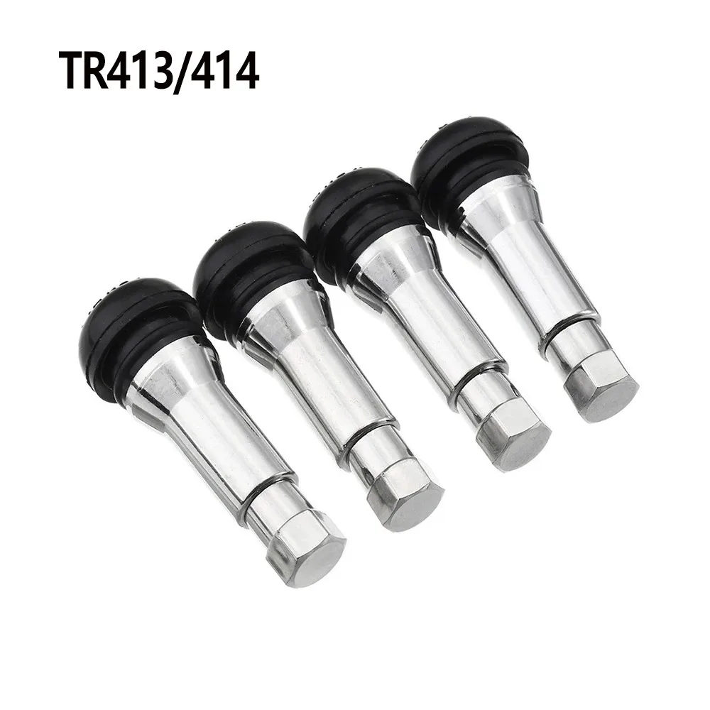 

Крышка вентиляционного отверстия для бескамерных шин TR413/414 из хромированного алюминия, нажимная, для колесных вентилей, резиновая, пылезащитная