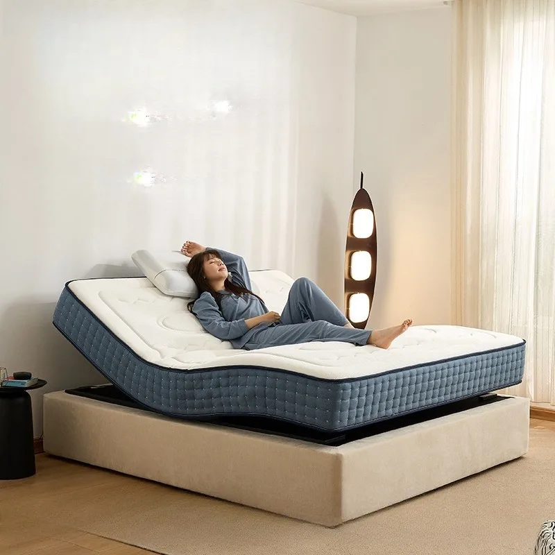 Automatic intelligent electric mattress massage voice multi-function remote control lifting zero pressure mattress home bedroom