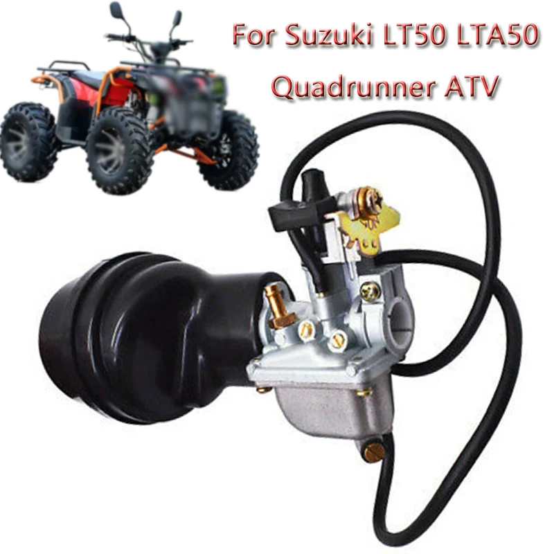 1 conjunto de acessórios para carro, carburador para suzuki lt 50 lt50 lta50 1985-2006 atv quad com conjunto de filtro de ar, ferramentas para carro carb